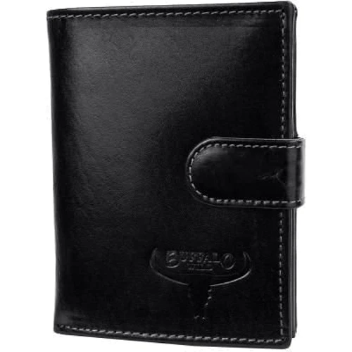 Мужской кошелек Buffalo Wild черный (N4L-CVTB BLACK)