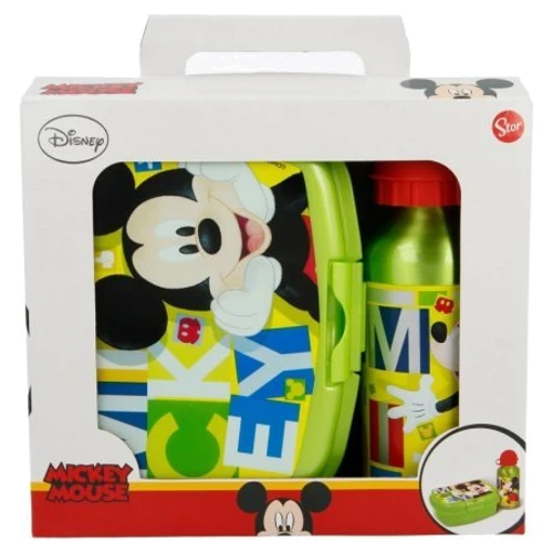 Набор посуды Stor Urban Back To School Set in Gift Box Mickey watercolors 2 пр.: Материал пластик