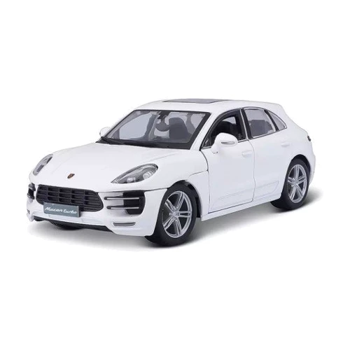 Автомодель - Porsche Macan (чорний, білий 1:24): Матеріал металл