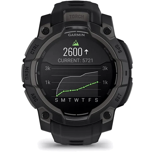 Смарт-годинник Garmin Instinct 3 AMOLED 45mm Black with Black Band (010-02936-00) фото 8