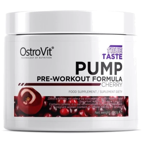 Передтренувальний комплекс OstroVit PUMP Pre-Workout Formula 300 g /30 servings/ Cherry: Тип Комплекс до тренировки