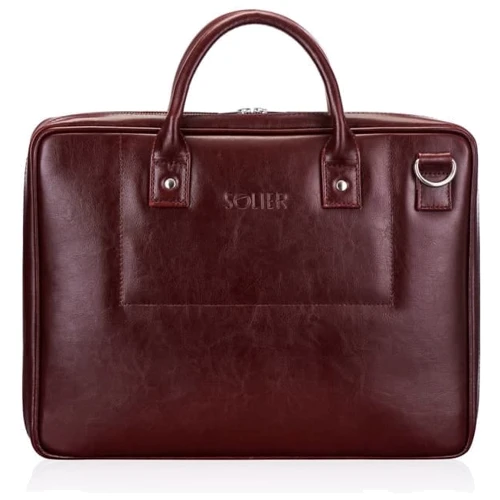 Solier BELFAST Leather Bag Maroon (SL21Maroon) for MacBook Pro 15": Совместимость MacBook 15