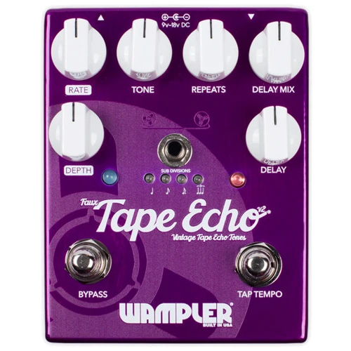 Педаль гитарных эффектов Педаль эффектов WAMPLER FAUX TAPE ECHO v2