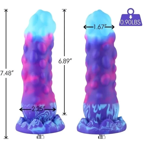 Фаллоимитатор-насадка Hismith 7.48" Silicone Dildo HSA138 Monster Series