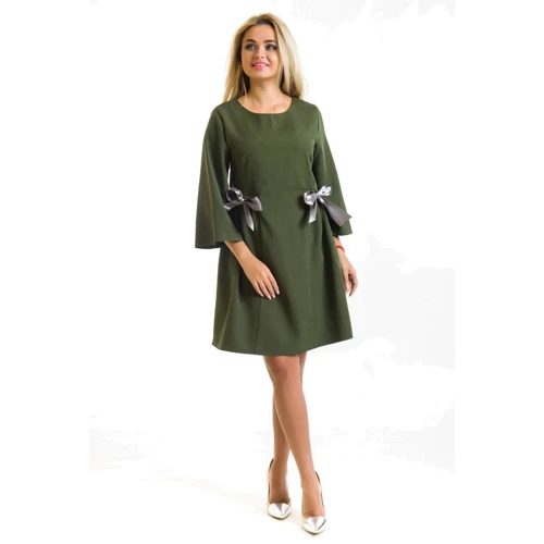 Сукня FLFashion Атланта ЕПА 0982 48 зелене повсякденне до середини стегна