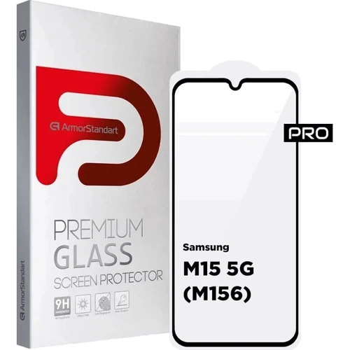 Аксессуар для смартфона ArmorStandart Tempered Glass Pro Black for Samsung M156 Galaxy M15 (ARM74368)