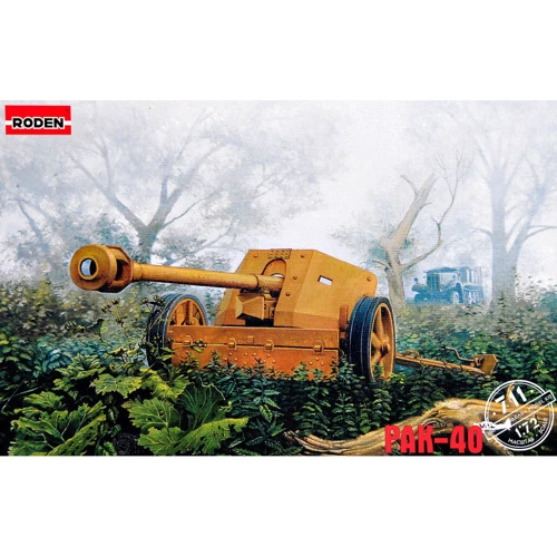 Модель Roden Германское 75-мм противотанковое орудие PAK-40 (RN711)