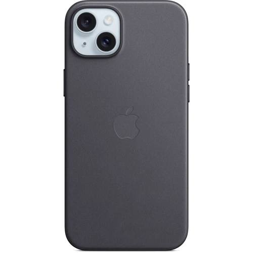 Чохол для iPhone Apple iPhone 15 Plus FineWoven Case with MagSafe - Black (MT423ZM/A)