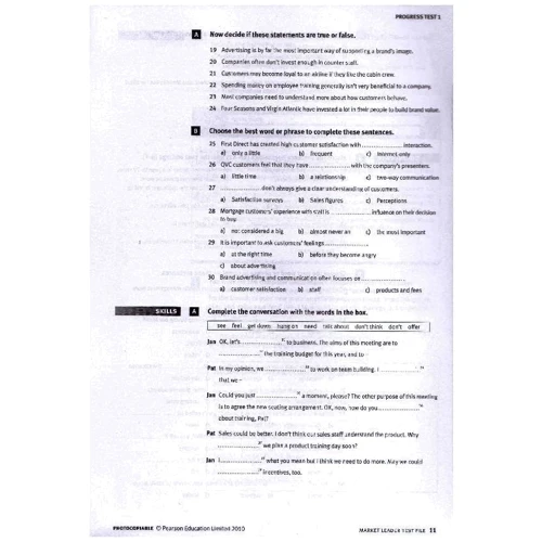 Market Leader (3rd Edition) Intermediate Test File: Количество страниц 48