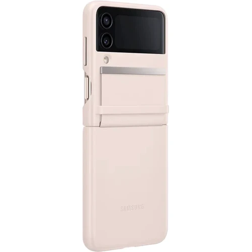 Аксесуар для смартфона Samsung Flap Leather Cover Peach (EF-VF721LPEGUA) для Samsung F721 Galaxy Flip 4: Матеріал кожа