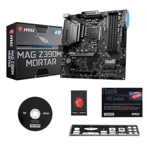 MSI MAG Z390M MORTAR: Роз'єми на платі SATA 3.0, M.2, PCI Express x1