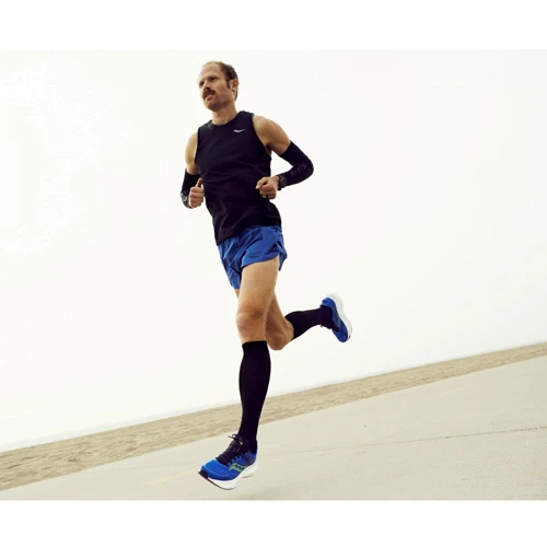 Кроссовки для бега Saucony Tempus (20720-25s) 39 (7) синие текстиль всесезон фото 5