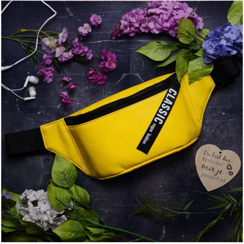 Жіноча поясна сумка Sambag Tirso MSH жовта (80148028): Стать Женский
