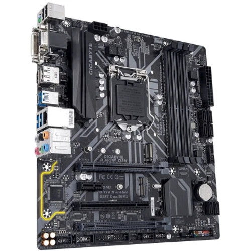 GIGABYTE B365M D3H: Разъемы на плате SATA 3.0, M.2, PCI Express x1