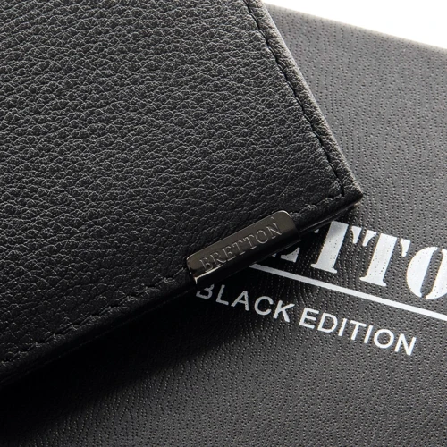 Мужское портмоне Bretton черное (168-24A black): Пол Мужской