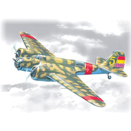 Испанский бомбардировщик SB 2M-100 Spanish bomber (ICM72161)