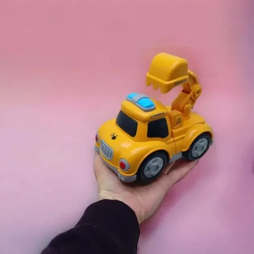 Машинка-конструктор интерактивная Lefei Экскаватор магнитная (9901/9901-1/9902/9903)