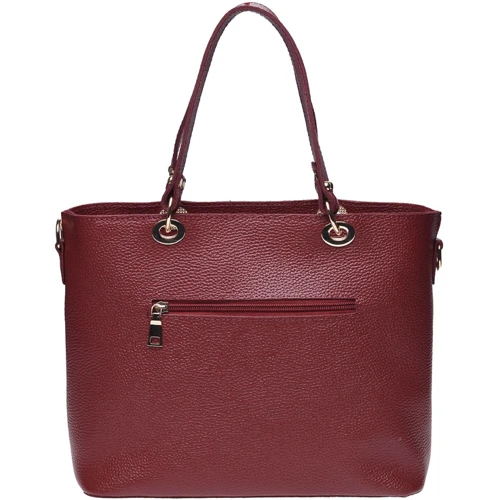 Женская сумка тоут Ricco Grande бордовая (1L953-burgundy): Пол Женский