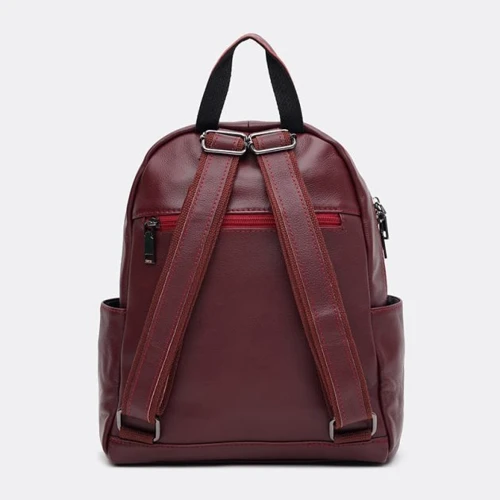 Женский рюкзак Borsa Leather бордовый (k110086w-bordo): Страна производитель Тайвань