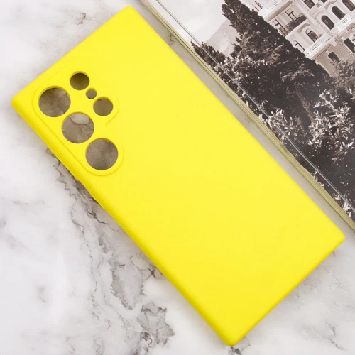 Чохол для телефона Lakshmi Case Silicone Cover Full Camera Yellow для Samsung S928 Galaxy S24 Ultra: Сумісність Samsung S928 Galaxy S24 Ultra