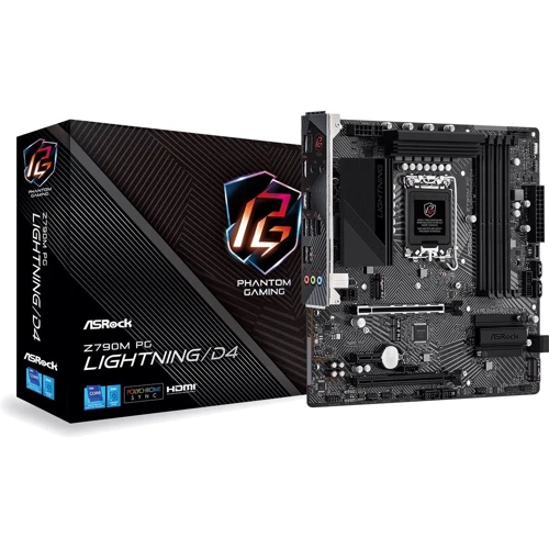 ASRock Z790M PG LIGHTNING/D4: Оперативная память 4xDDR4 5333+ МГц, до 128 ГБ
