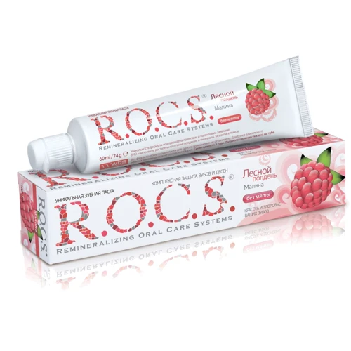 Зубна паста R.O.C.S. Малина 74 гр (4607034470722)