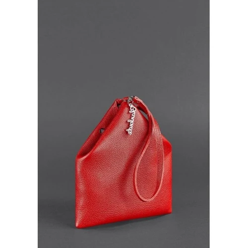 Женский клатч BlankNote красный (BN-BAG-25-rubin): Застежка Молния