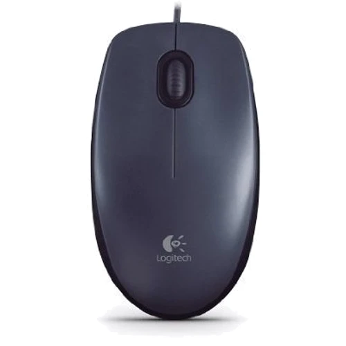Мышь Logitech Mouse M100 Dark (910-001604): Интерфейс подключения проводная USB
