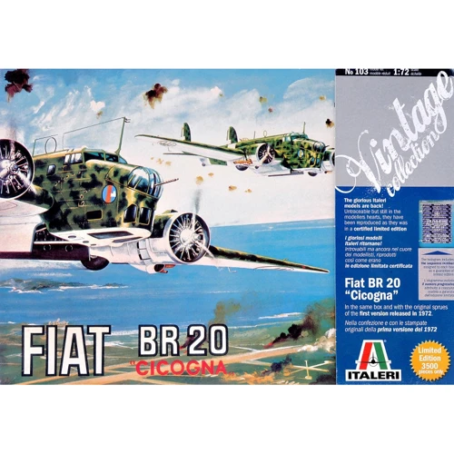 Модель Italeri Бомбардувальник Fiat BR 20 "Cicogna" (IT0103)