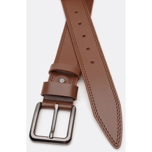 Мужской ремень Borsa Leather коричневый (V1125FX51-brown): Пол Мужской