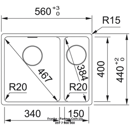 Мойка кухонная Franke Maris MRG 160 125.0701.782