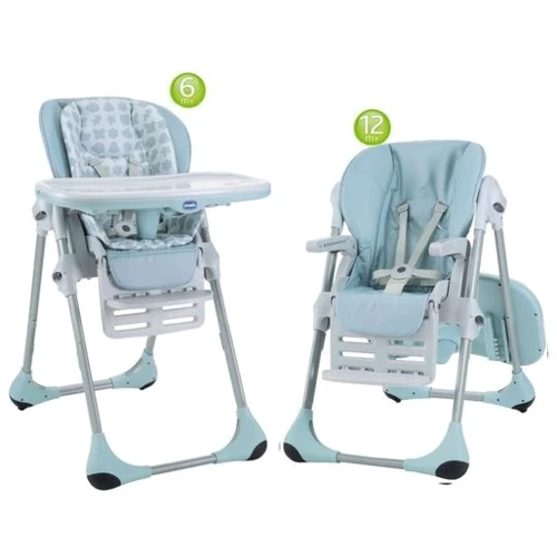 Стульчик для кормления Chicco Polly 2in1 Shapes (79065.56): Наклон спинки 3 позиции