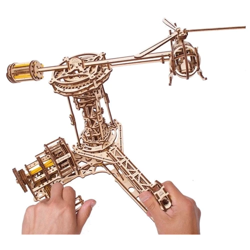 Механічний 3D пазл Ugears Авіатор (70053) фото 8
