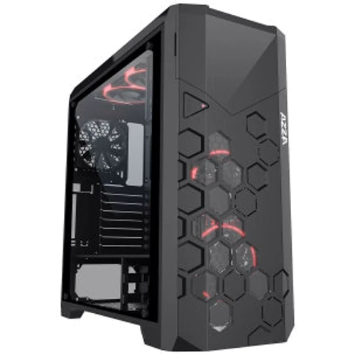 Корпус AZZA Storm 6000B RGB Tempered Glass Black (CSAZ-6000RGB/B)
