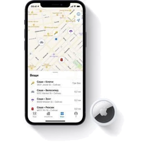 Брелок для поиска вещей и ключей Apple AirTag (MX532RU/A) UA фото 1
