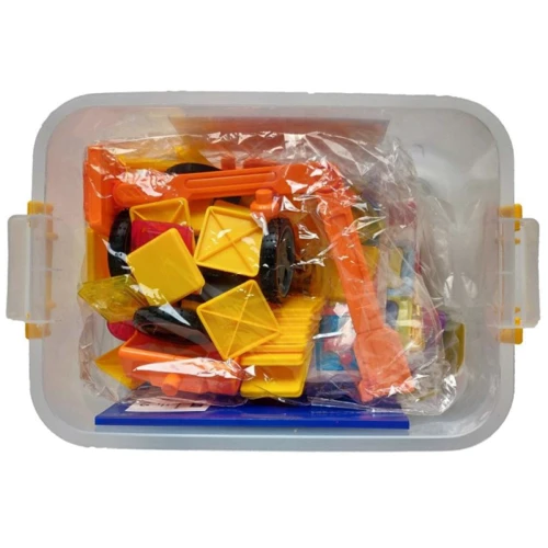 Магнитный конструктор МАГНІКОН, 87 деталей Plastic box (MK-87)