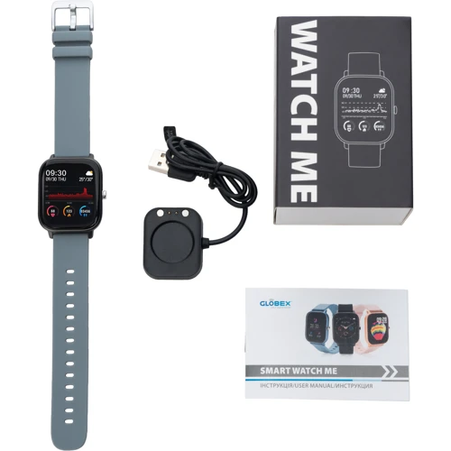 Смарт-часы Globex Smart Watch Me Gray: Особенности Влагозащищенные