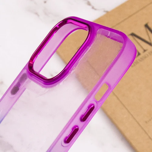 Чехол для iPhone TPU Case TPU+PC Fresh Sip Blue/Violet for iPhone 13 Pro: Тип чехла накладка на заднюю часть