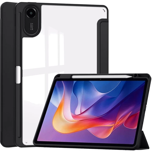 Аксесуар для планшетних ПК BeCover Soft Edge TPU з Pencil Mount Black для Xiaomi Redmi Pad 2 (713656): Колір чорний