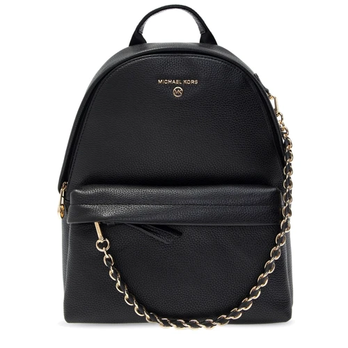 Женский рюкзак Michael Kors Slater MD Backpack черный (30T0G04B1L001)