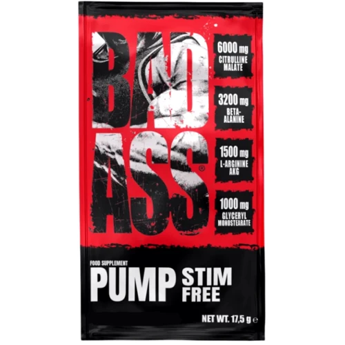 Передтренувальний комплекс BAD ASS Pump Stim-Free 17.5 g/1 serving/frut