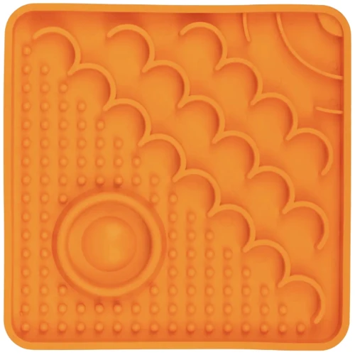 Коврик для медленного питания кошек LickiMat CAT KITTY ORANGE (9349785008520)
