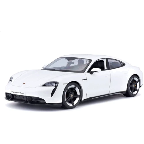 Автомодель - Porsche Taycan Turbo S (асорті синій, білий, 1:24): Матеріал металл