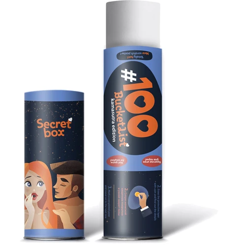 Скретч-постер 100 BucketList Kamasutra Edition (Eng)