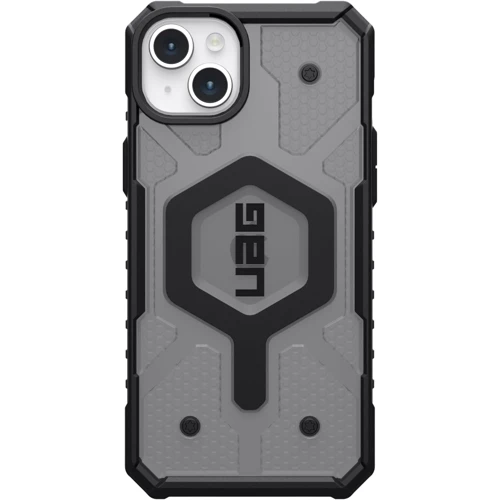 Чехол для iPhone Urban Armor Gear UAG Pathfinder Magsafe Ash (114281113131) for iPhone 15 Pro: Материалы поликарбонат и полиуретан