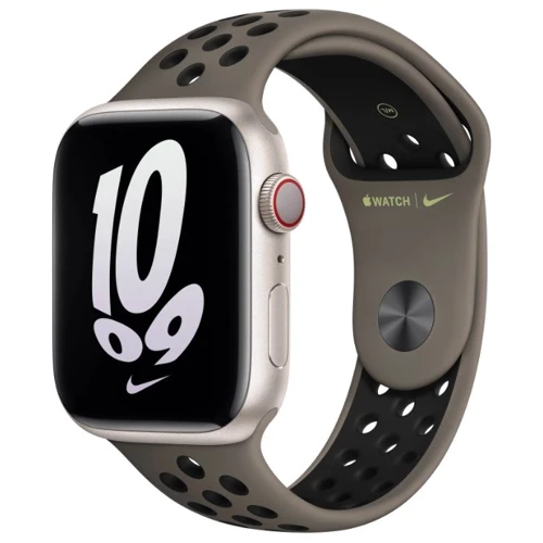 Аксесуар для Watch Apple Sport Band Olive Grey/Black Nike (MPH73) для Apple Watch 44/45/49mm