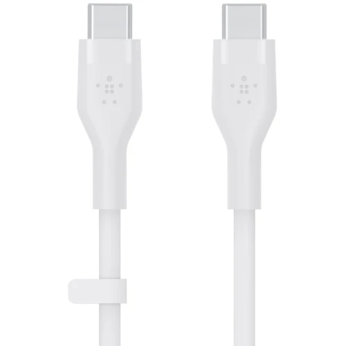 Кабель Belkin Cable USB-C to USB-C Silicone 1m White (CAB009BT1MWH)