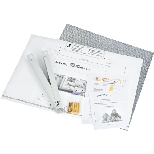 Обогреватель Ardesto HCP-600WTM: Количество секций 1