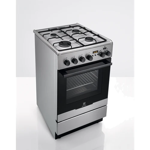 Плита комбінована Electrolux EKK54952OX: Кількість газових конфорок 4