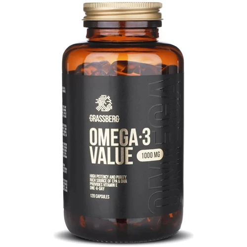 Grassberg Omega-3 Value 1000 mg Омега-3 120 капсул